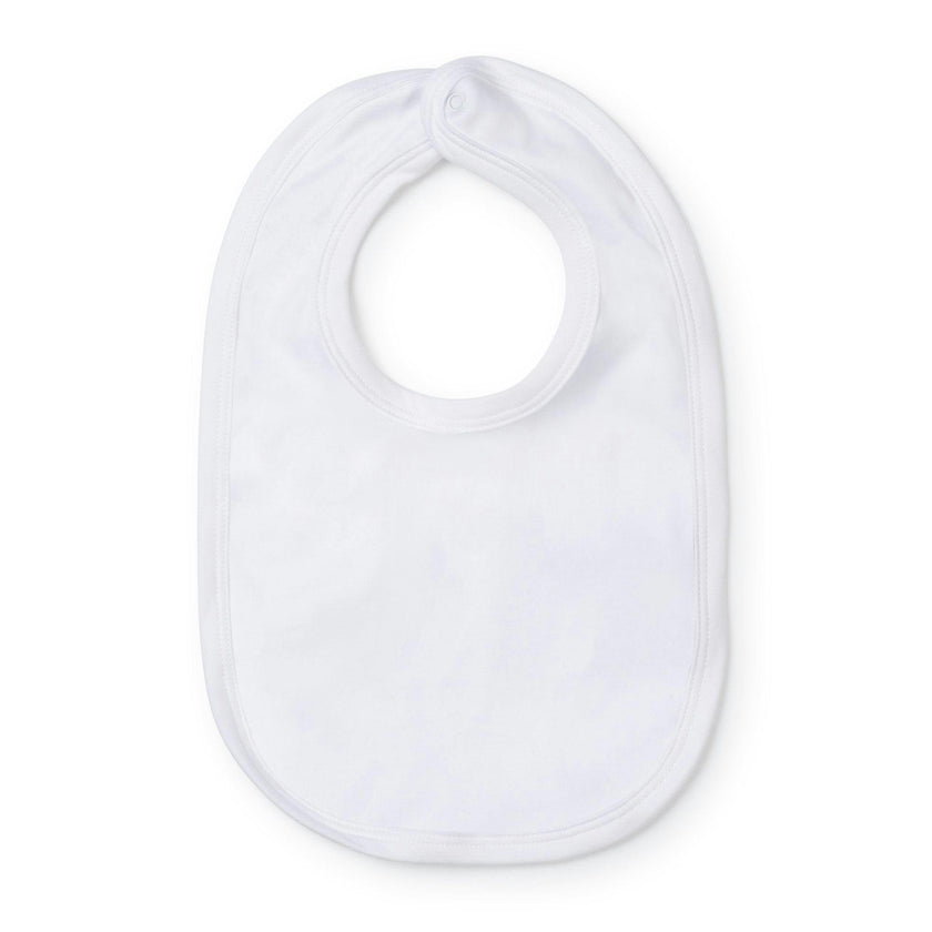 Plain Edge Bib White