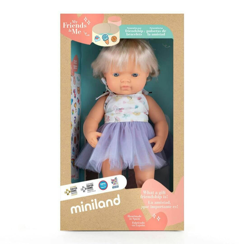 My Friends and Me Collection Baby Girl Doll with Blonde Hair and Hearing Implant - 15"