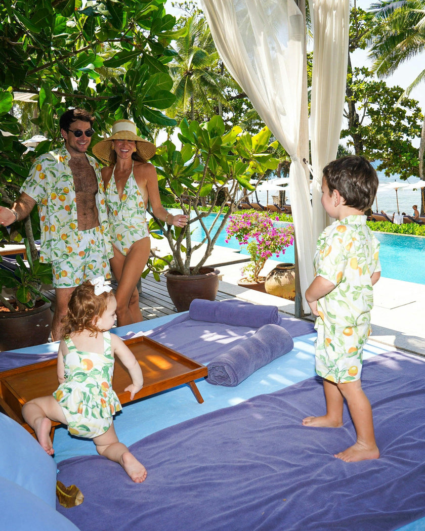 The Valencia - Boys Swim Trunks UPF 50+