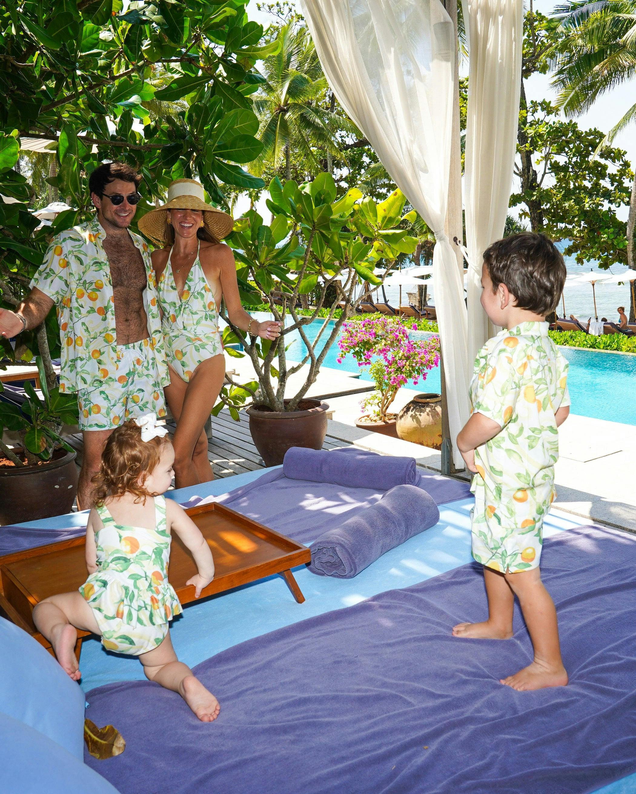 The Valencia - Boys Swim Trunks UPF 50+
