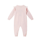 Infant Girls Sweater Romper Set | Shimmer Bow