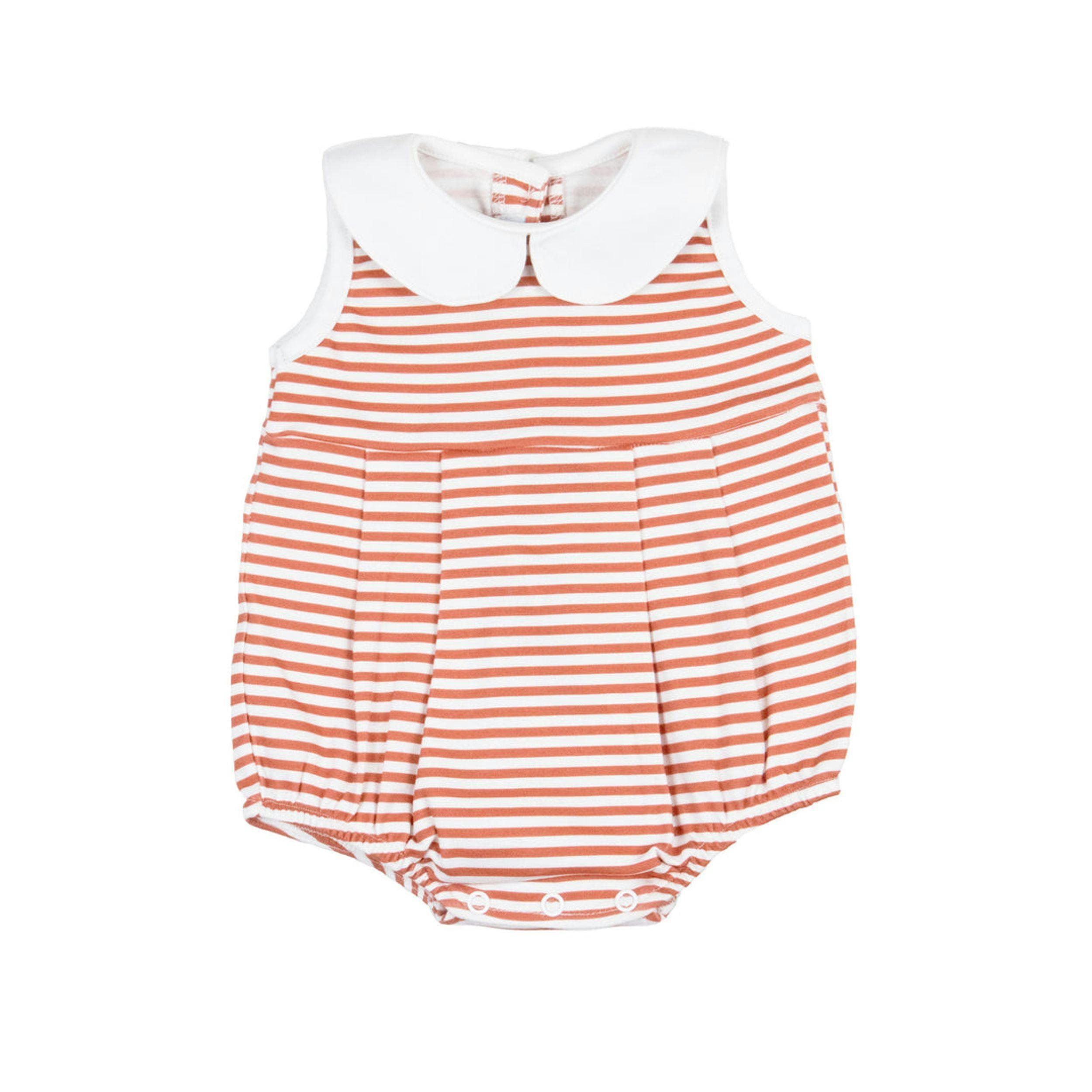Game Day Striped Bubble Romper