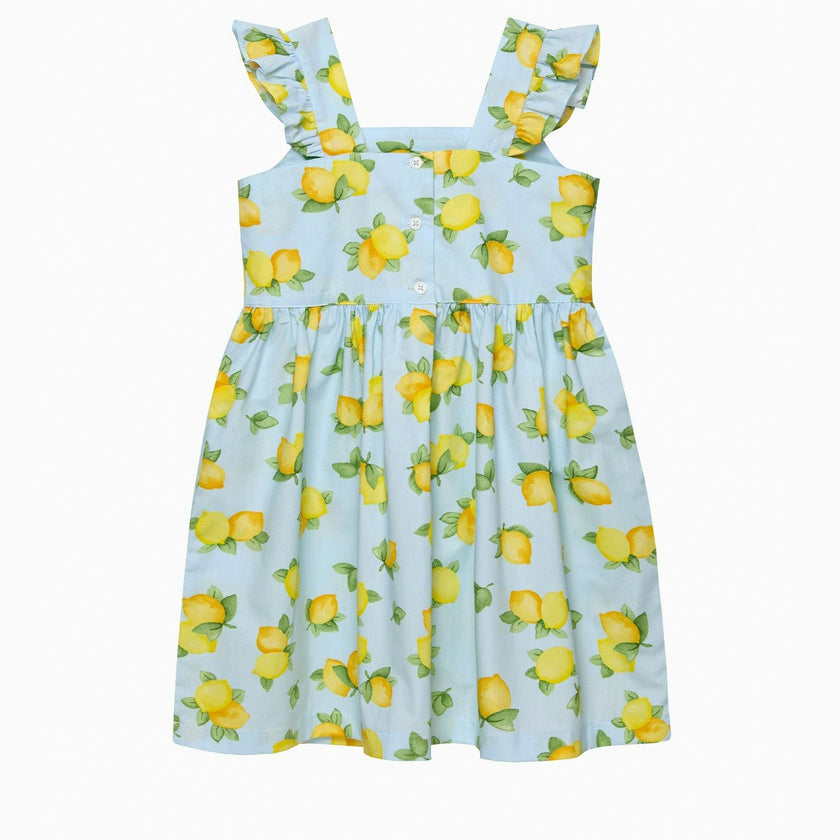 Adelina Summer Dress in Lemon