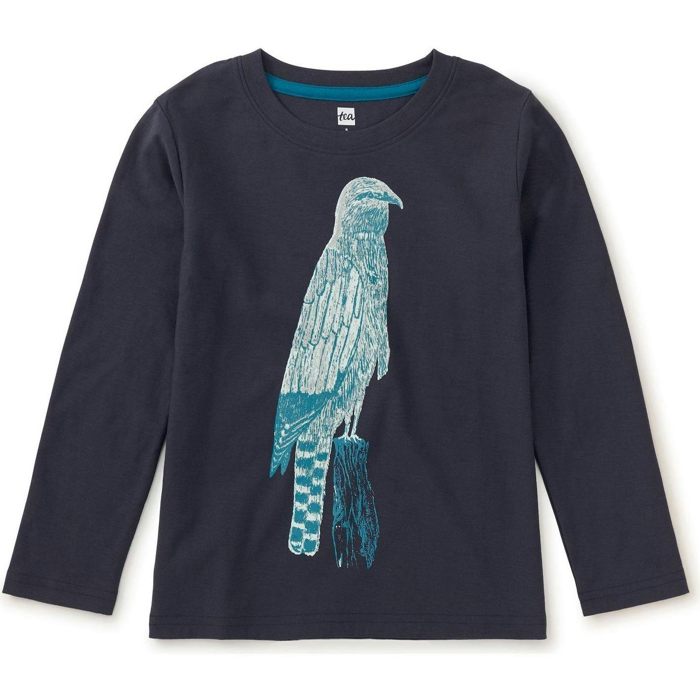 Nihat's Hawk Graphic Tee, Blue