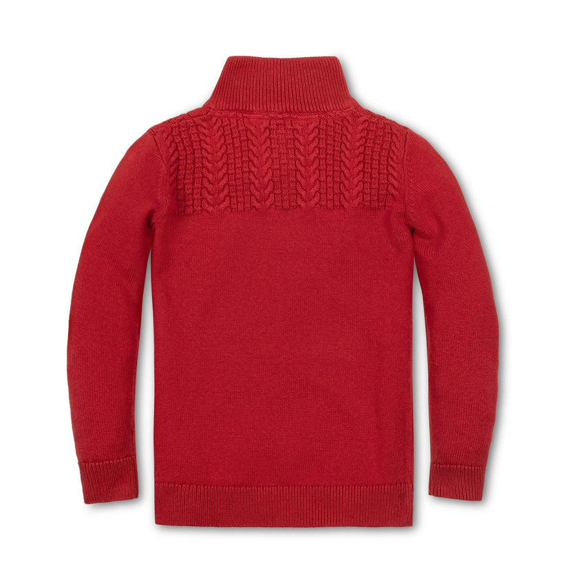 Organic Mock Neck Sweater