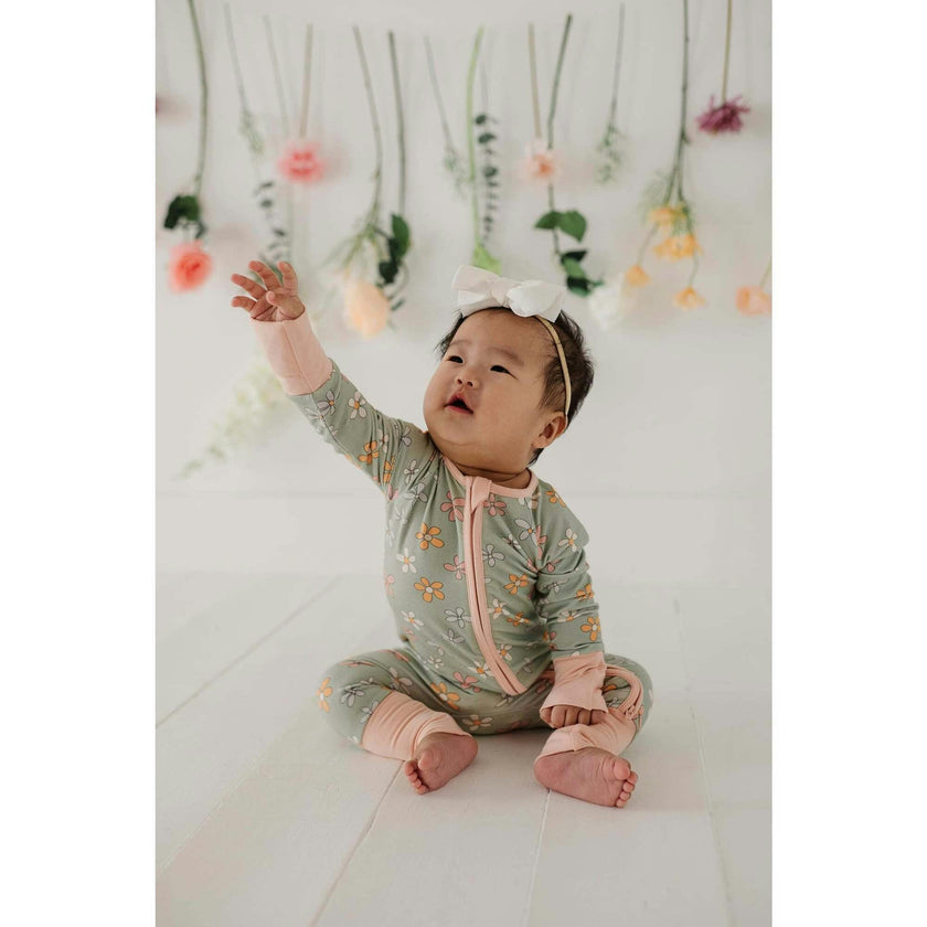 Baby Long Sleeve Zip Romper