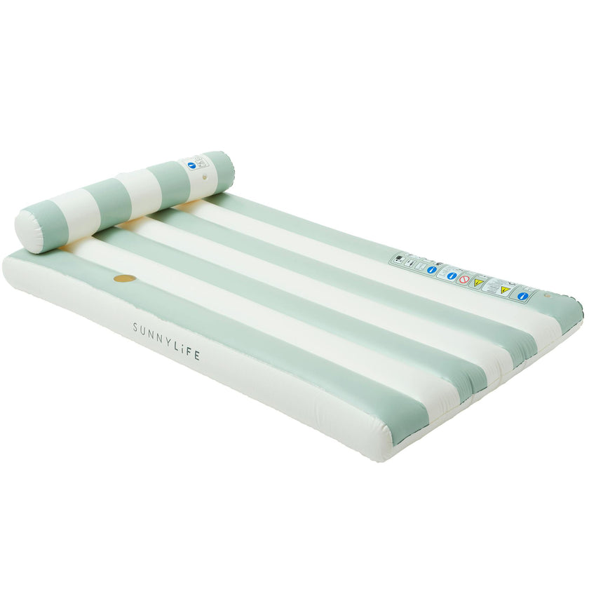Luxe Lilo: Green Stripe