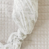 Knit Swaddle Blanket - Gage