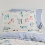 Cotton Muslin Pillowcase 2 Pack - Unicorns