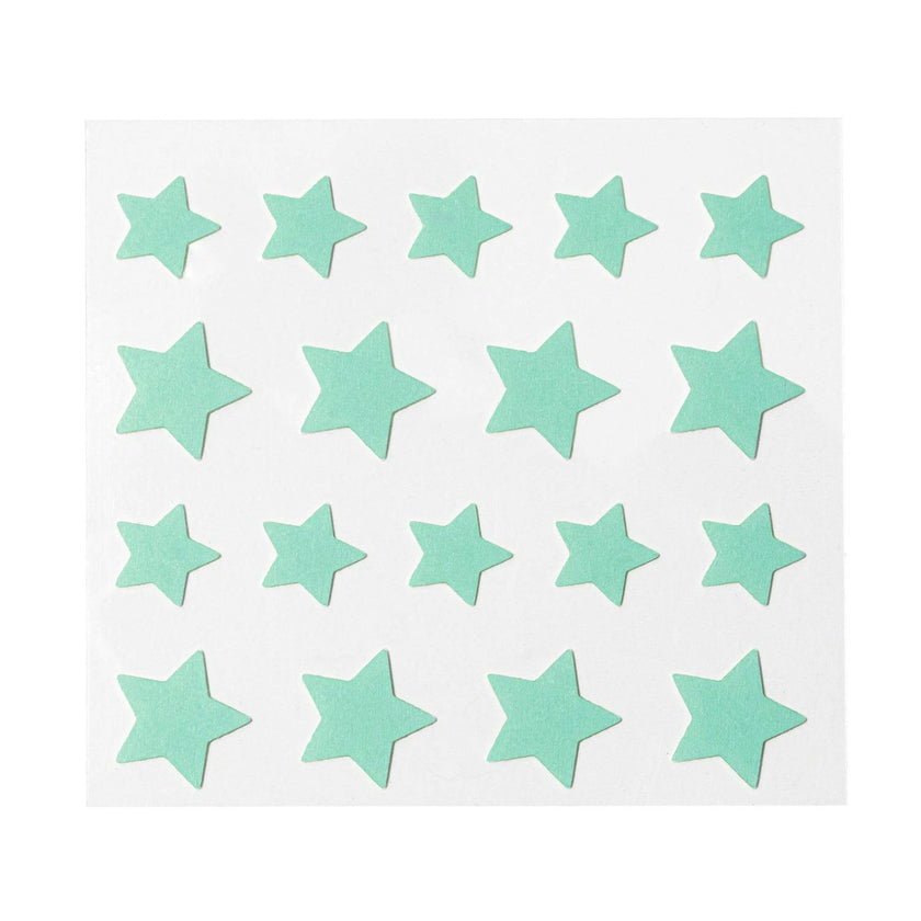 Watermelon + Cucumber Micellar Water Wipes and Mint Star Acne Patches Duo