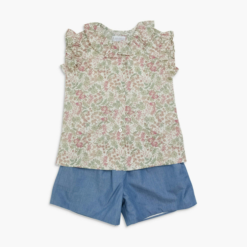 Noah Top Purple Green Liberty