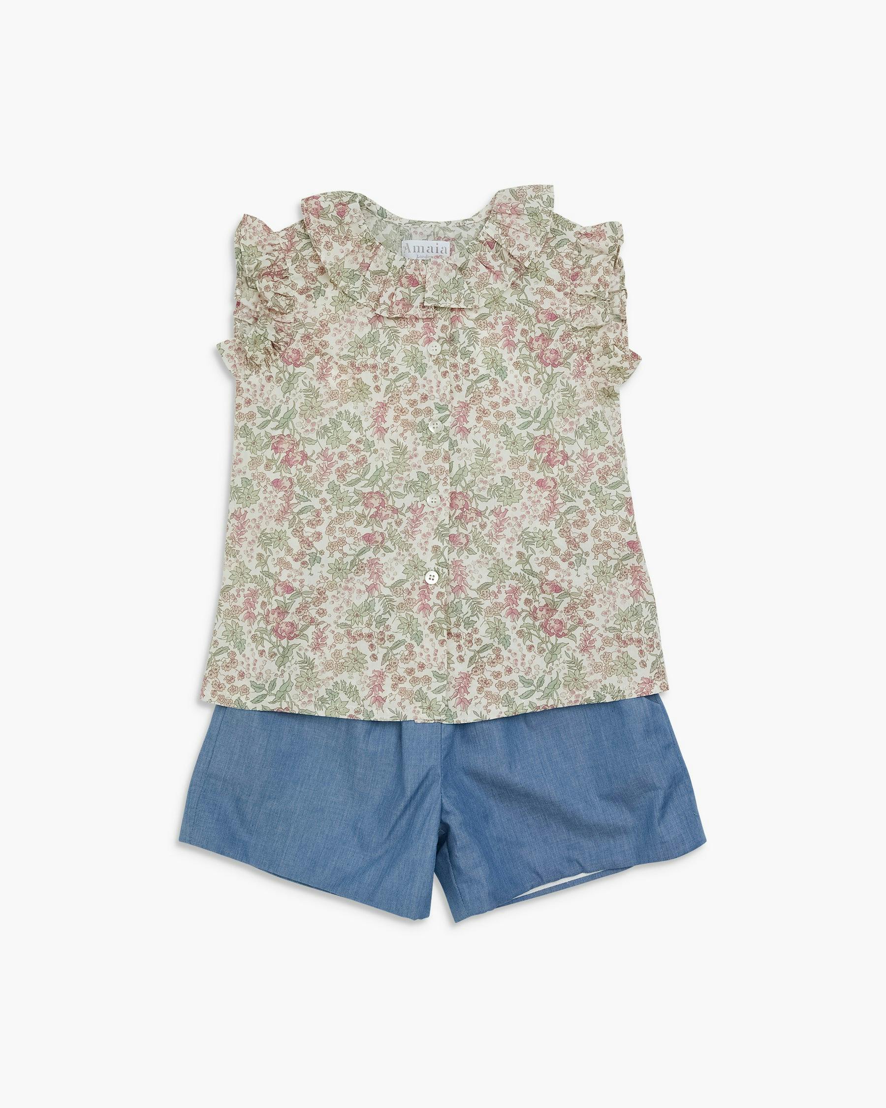 Noah Top Purple Green Liberty