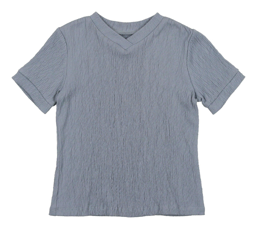 Cotton Gauze V-Neck Shirt