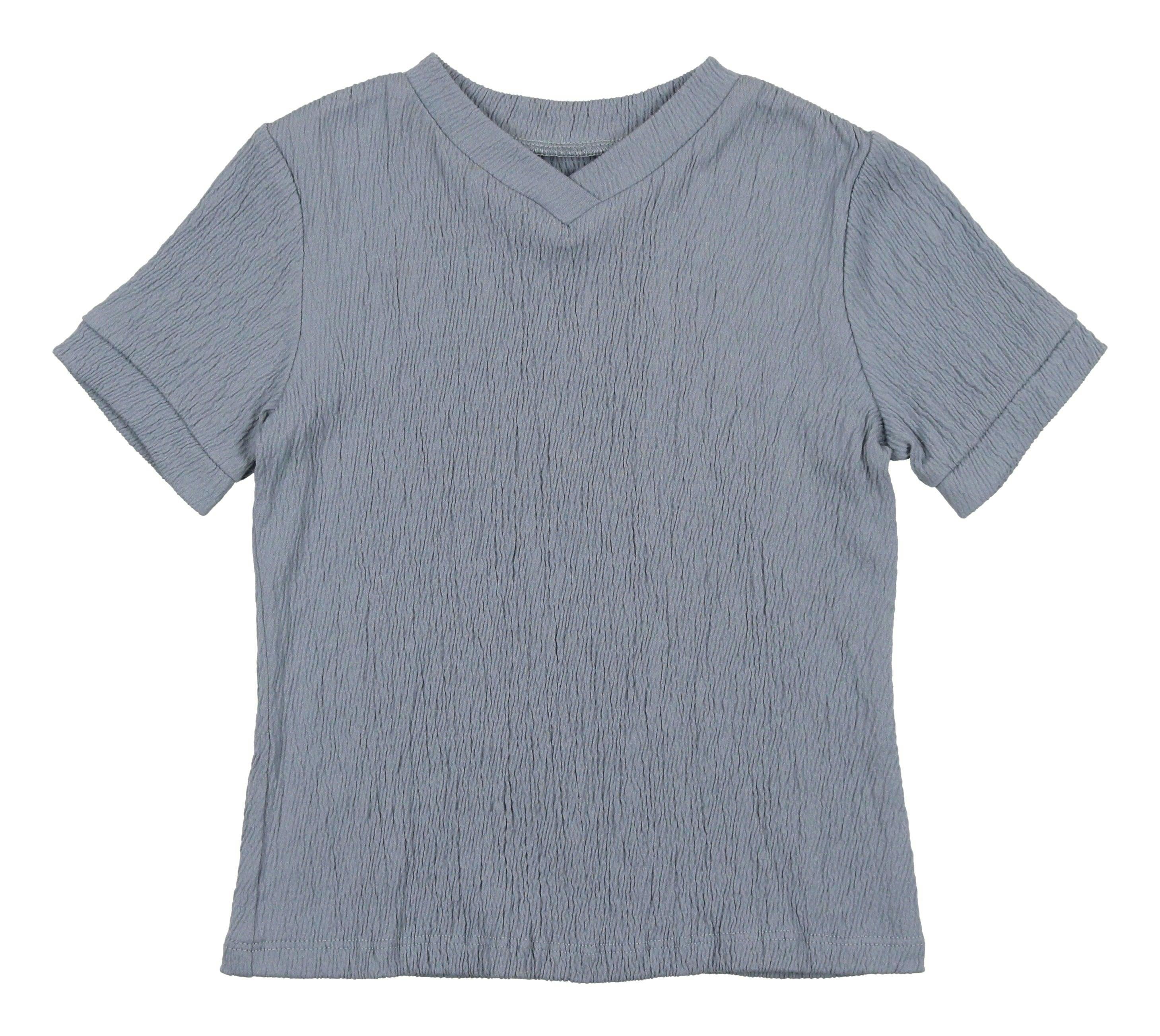 Cotton Gauze V-Neck Shirt