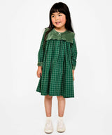 Gigi Dress, Green Holiday Plaid
