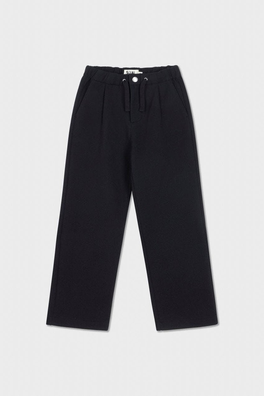Organic Cotton Recycled Polyester Pleated Pant