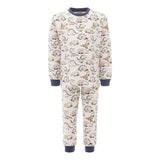 Off White Dinosaur Print PJ Set