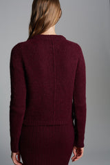 AVA SWEATER | MERLOT