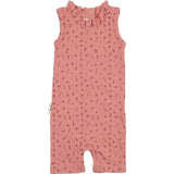Berry Floral Footie