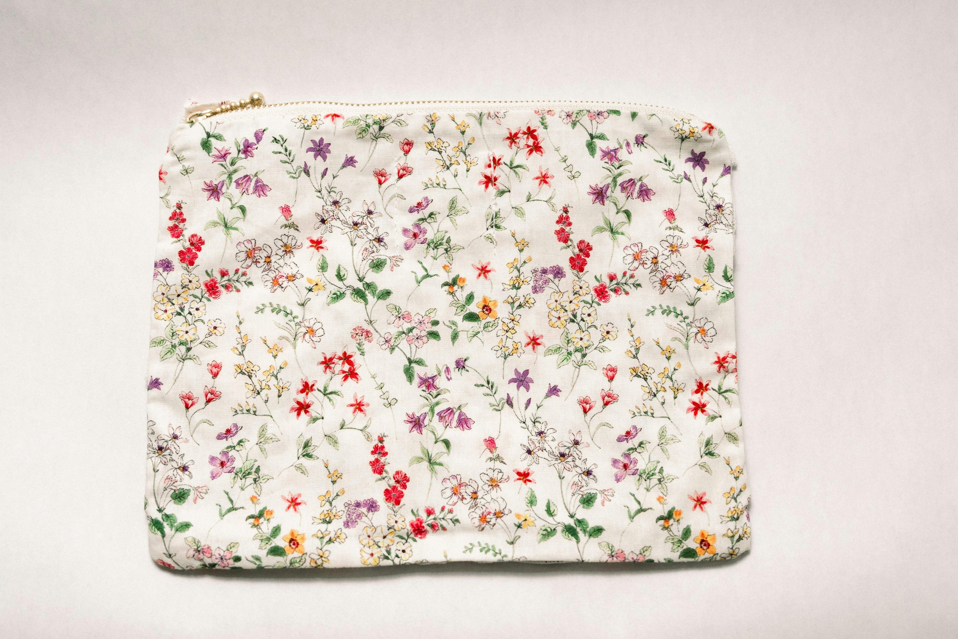 Wildflower Waltz Timeless Floral Ruffle Zipper