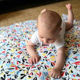 Plant Print Reversible Round Playmat