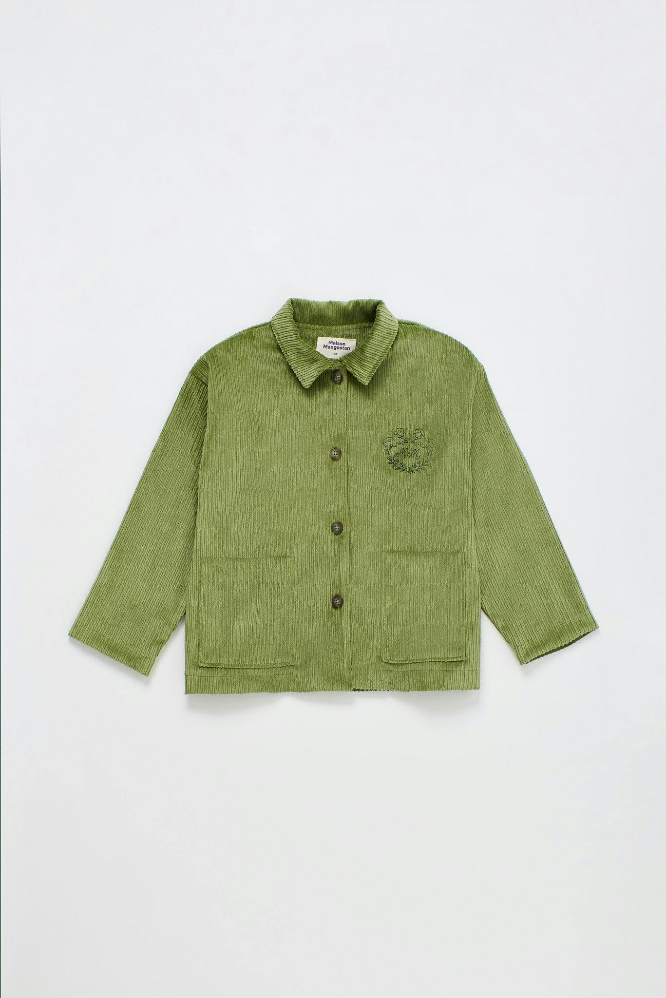 CORDUROY SHIRT GREEN
