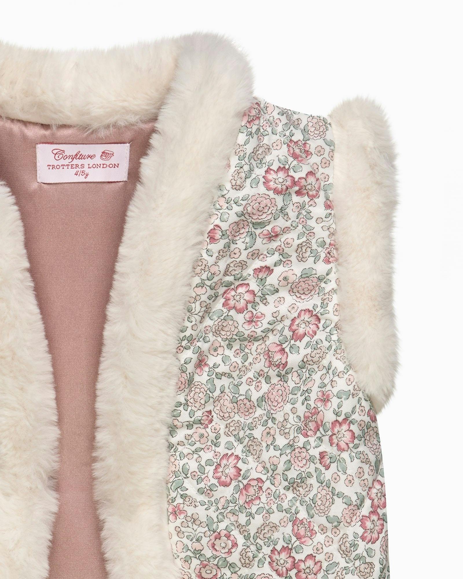 Arabella Quilted Fur Gilet