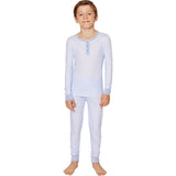 Kid's Pima Snug Fit Pajama Set in Pink Stripe