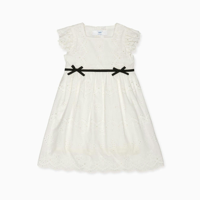 Nicky Hilton x La Coqueta Ivory Edie Girl Dress