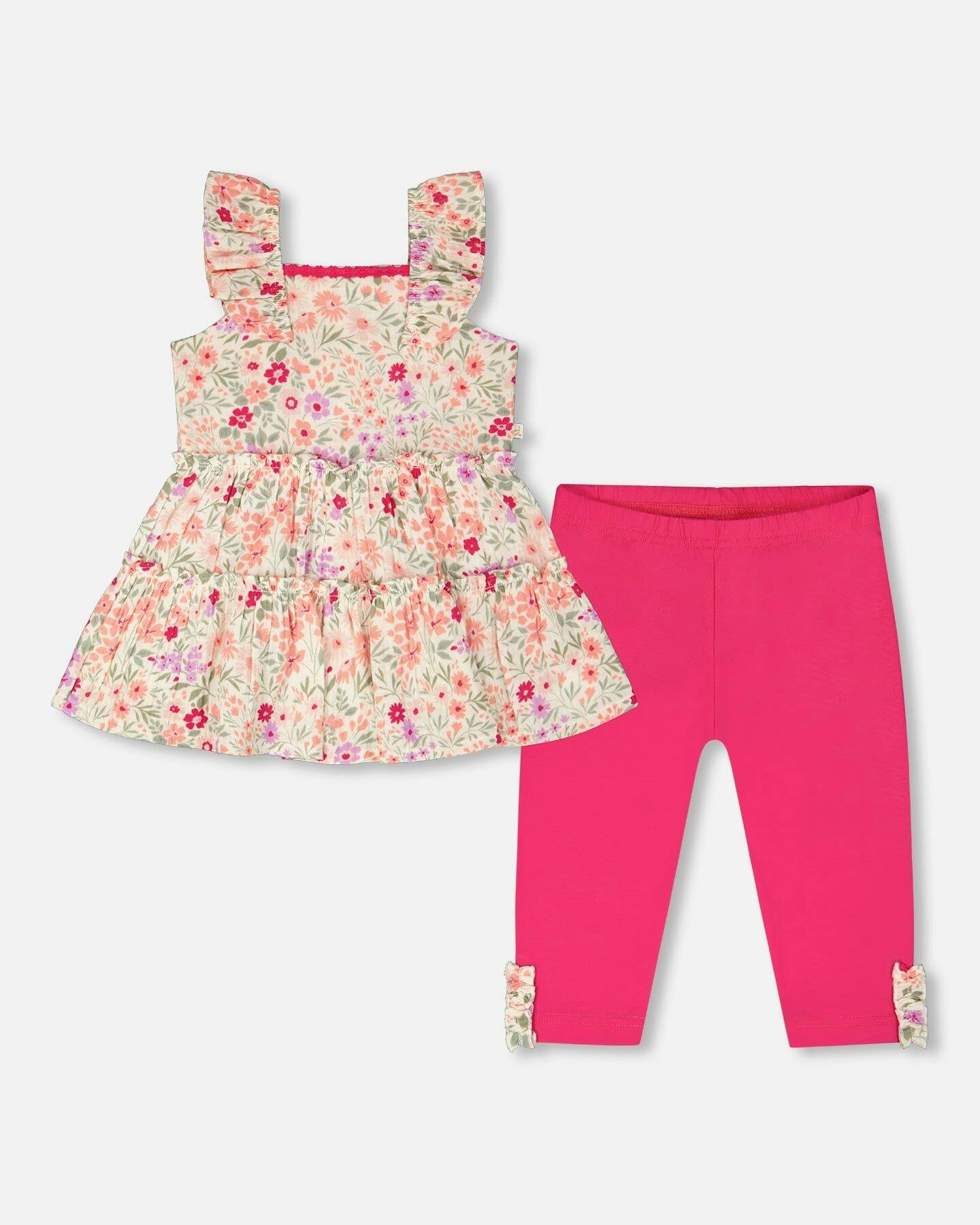 Tunic And Organic Cotton Capri Set
