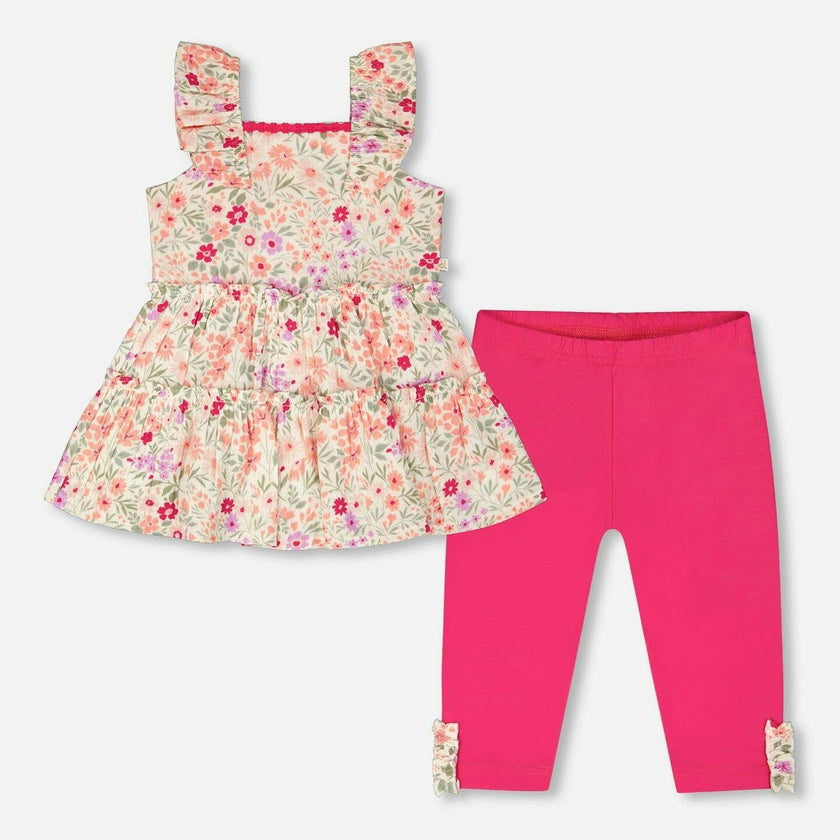 Tunic And Organic Cotton Capri Set