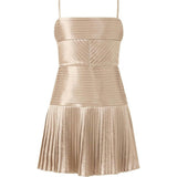 Jasmine Pleated Mini Dress