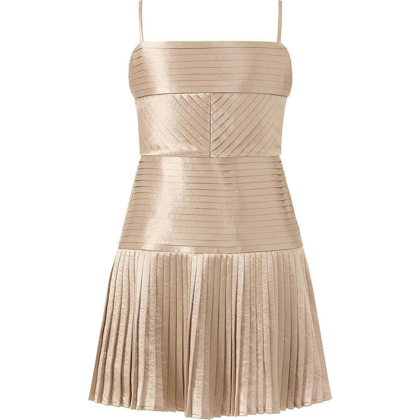 Jasmine Pleated Mini Dress