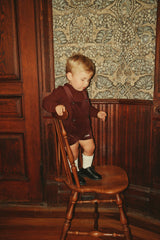 Rib Design Knit Mock Neck Top
