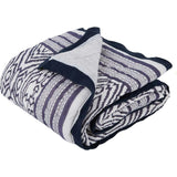 Block-Printed Cotton Crib Quilt