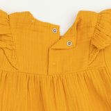 Baby Sunflower - Long Sleeve Ruffle Tunic and Smocked Waist Pant