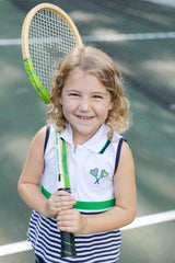 Knit Short Set with Tennis Rackets