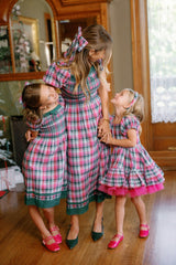 Sunday Best Dress in Vibrant Plaid