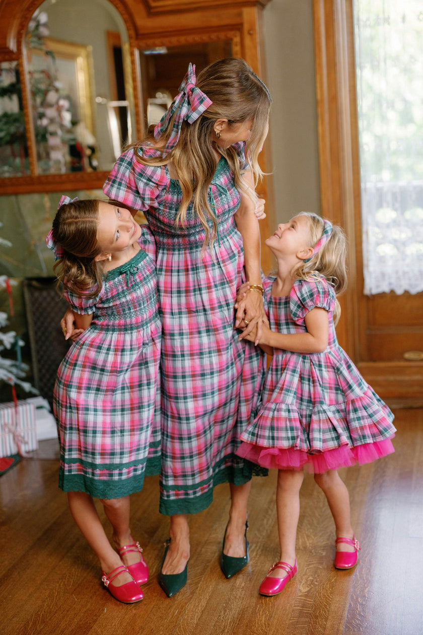 Sunday Best Dress in Vibrant Plaid