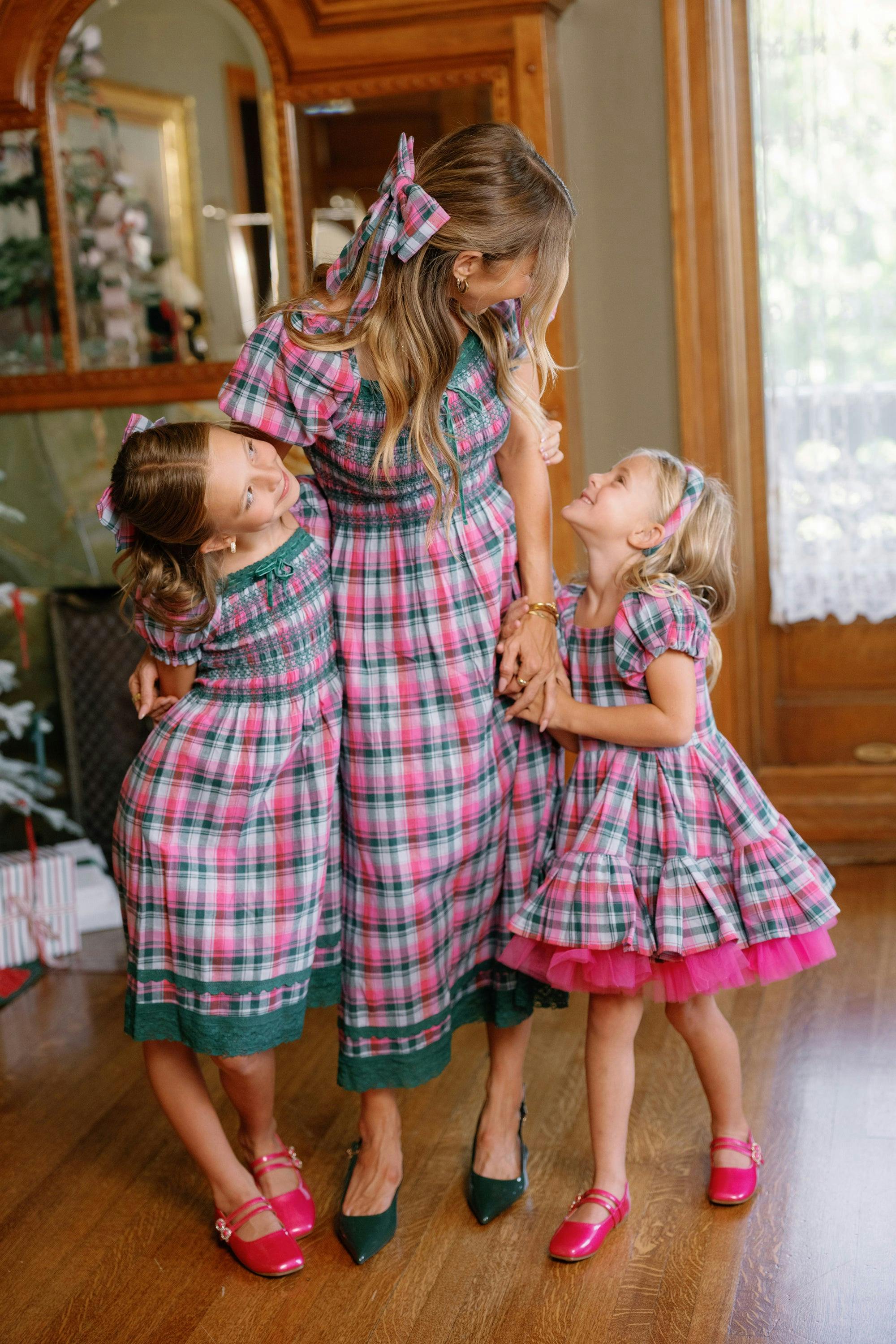 Sunday Best Dress in Vibrant Plaid