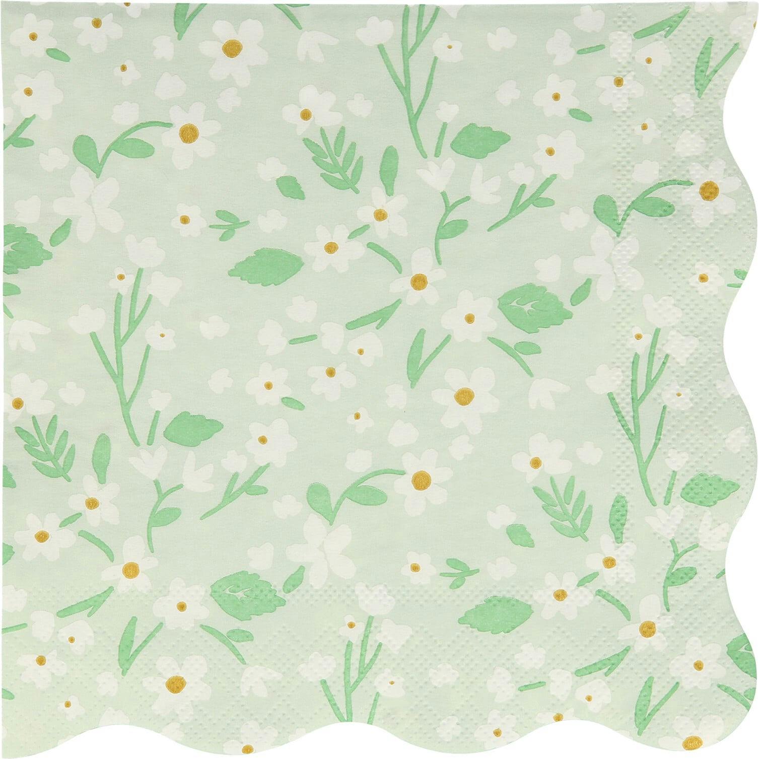 Set of 20 Ditsy Floral Large Napkins