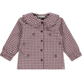 Gingham Collar Blouse