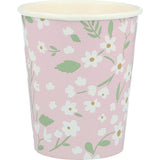 Set of 12 Ditsy Floral Cups