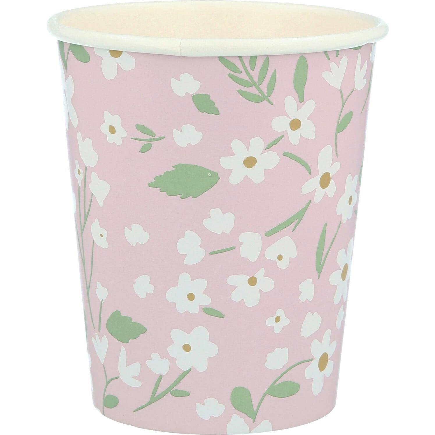 Set of 12 Ditsy Floral Cups