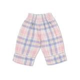 Dusty Plaid - Smocked Blouse and Pant Set
