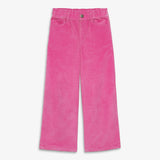 Kids stretch corduroy wide-leg pant