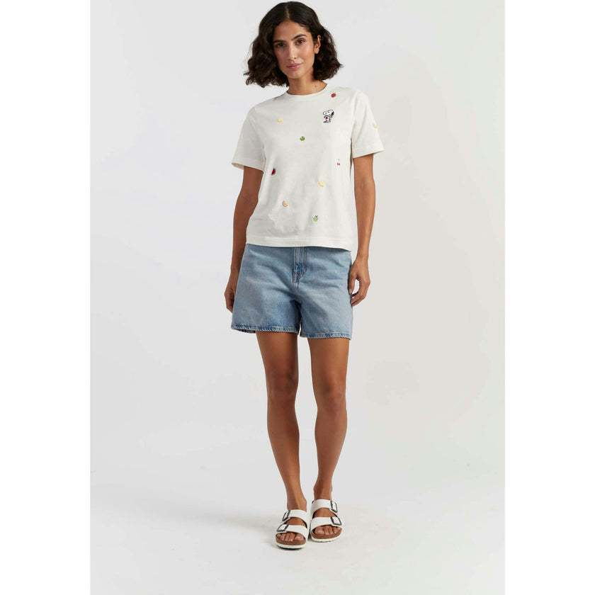 Cotton Snoopy Fruit T-Shirt