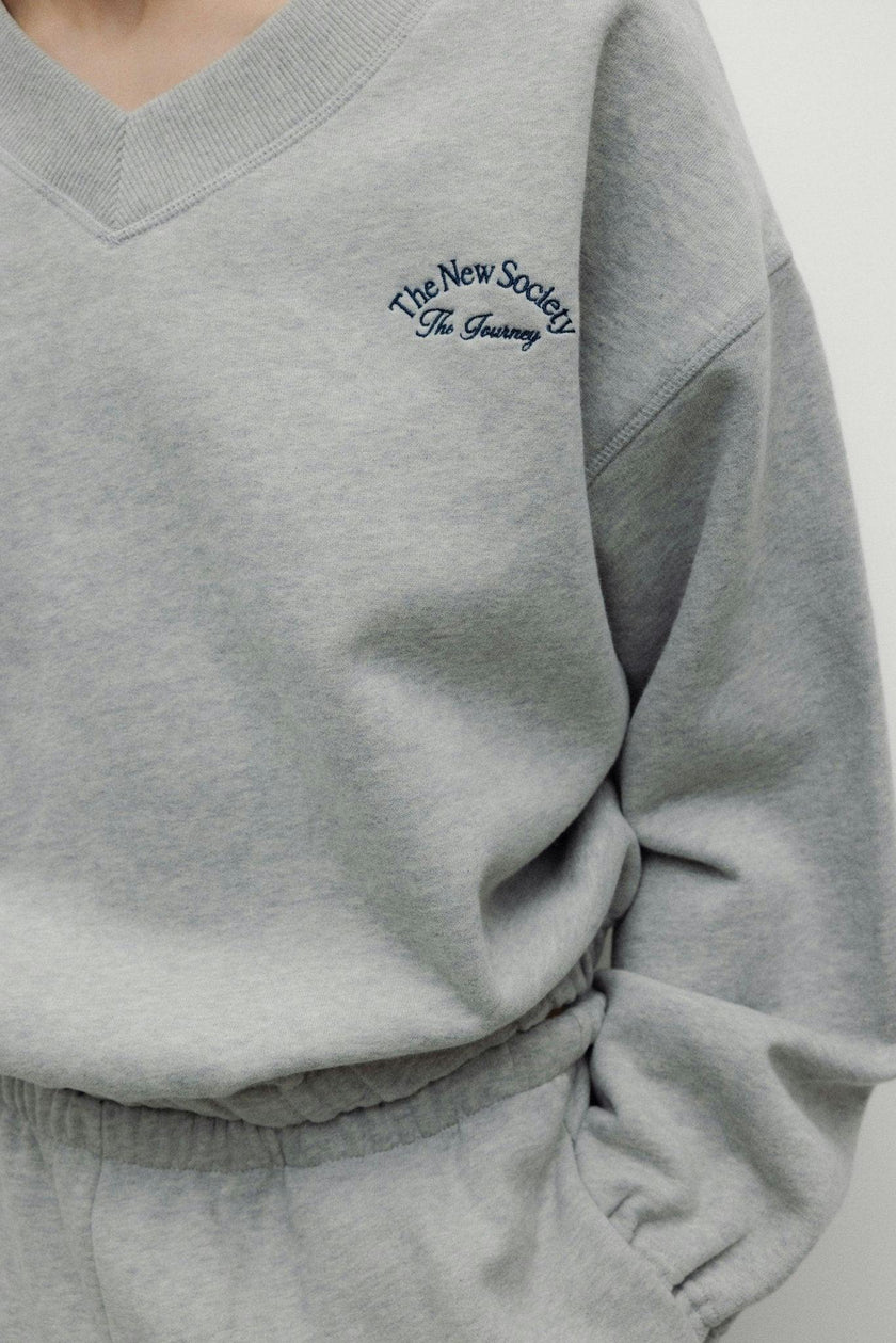 Mochi Woman Sweatshirt Light Grey Melange
