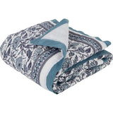 Block-Printed Cotton Crib Quilt