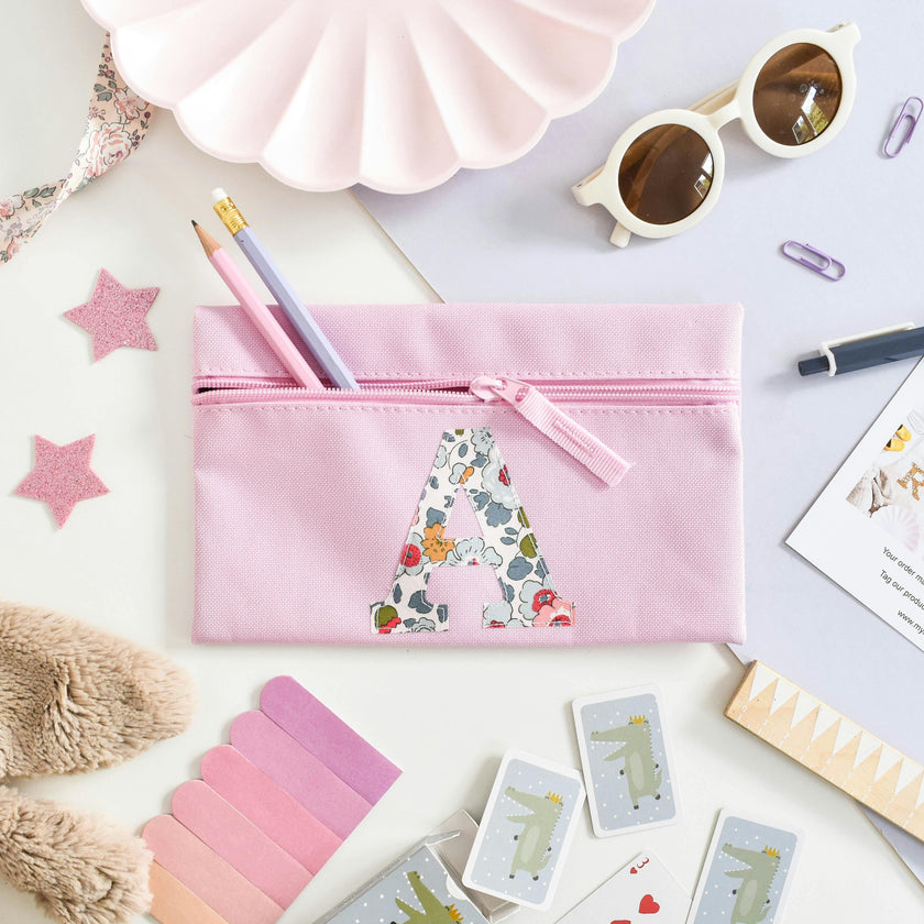 Liberty of London Personalised Pencil Case - Pink